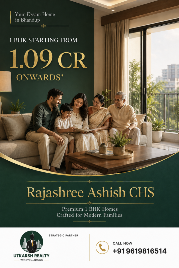 Rajashree Ashish CHS premium 1 BHK homes creative